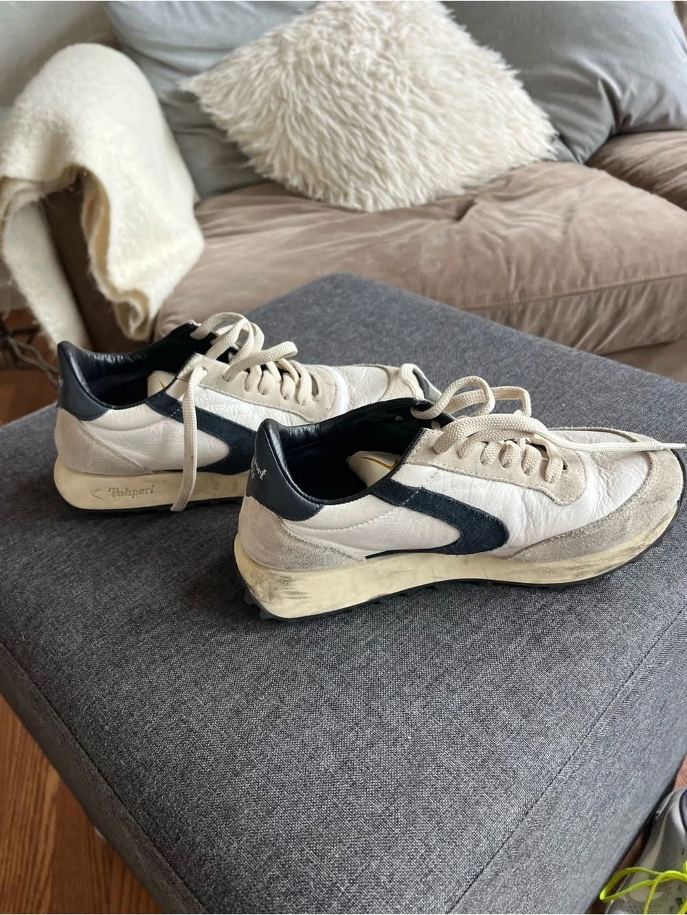Valsport 1920 Black Leather Sneaker (Size 37)